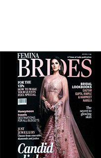 Our jewellery was worn by actress Sunny Leone for the cover shoot of a Femina Brides magazine Jan-Feb-March 2016 issue.