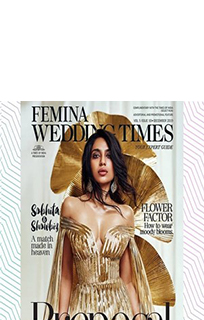 Shobhita looks elegant in jewellery by Narayan Jewellers in Femina Wedding magazine Jan - March 2020 issue. 