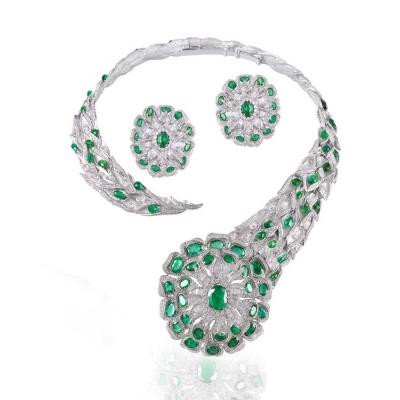 Emerald & Diamond set auctioned by Christies for Project Blossoming for the social cause of educating girl child