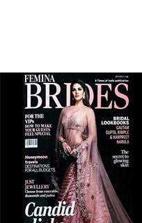Our jewellery was worn by actress Sunny Leone for the cover shoot of a Femina Brides magazine Jan-Feb-March 2016 issue.