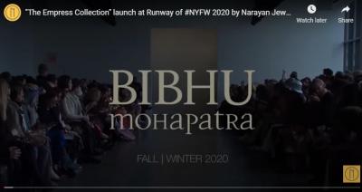 The Empress Collection launch at Runway of NYFW 2020 by Narayan Jewellers