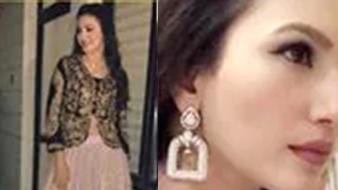 Gauhar Khan sported our elegant earrings for an event in Kanpur.