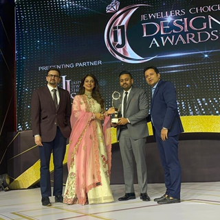 JJS – IJ Jewellers Choice Design Awards 2021  for Best Bridal Design Gold